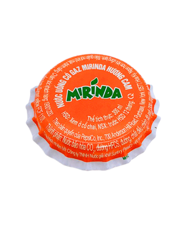 In nắp chai nước ngọt Mirinda